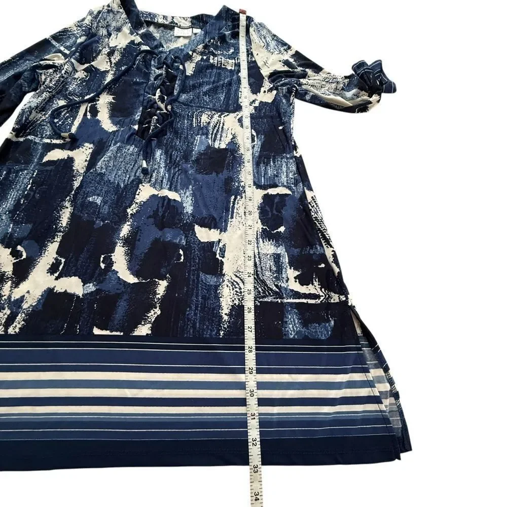 Beach Break Navy Tie Dye Beach Coverup Tunic